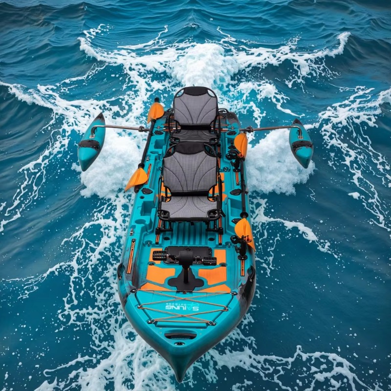 Двухместный модульный водонепр – обзор и цена Fishing Kayak Paddle